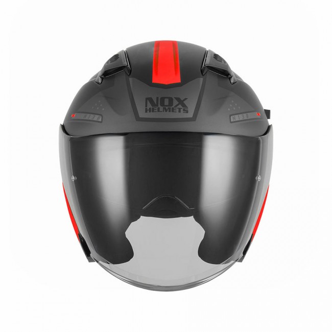 Кацига Nox N130 Ekto црна/црвена