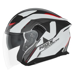 Кацига Nox N130 Klint бела црвена