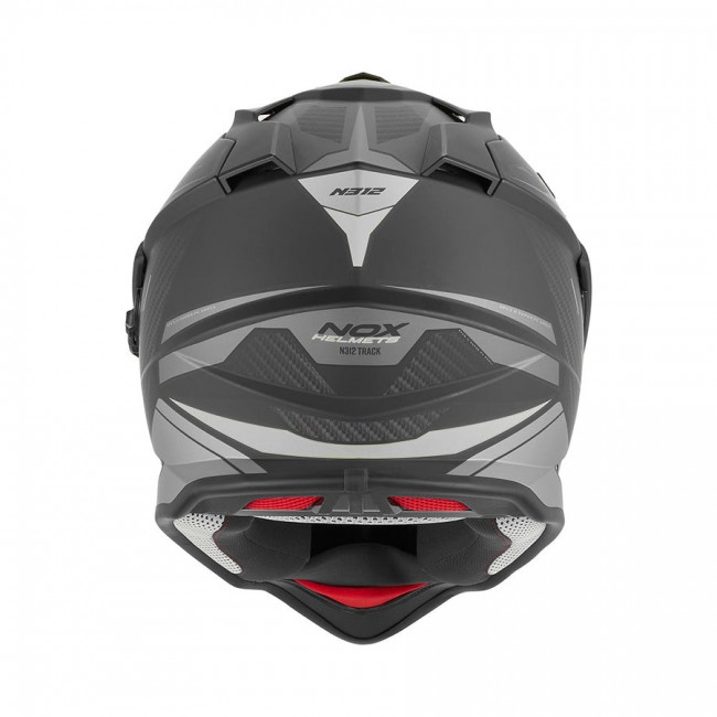 Кацига Nox N312 Track црна/сива