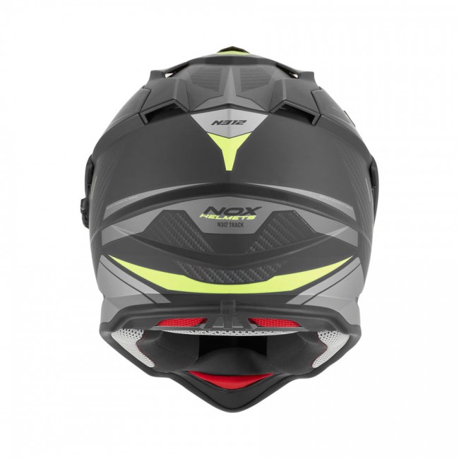 Кацига Nox N312 Track црна/жолта