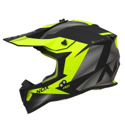 Кацига Nox N633 Fusion црна неон жолта