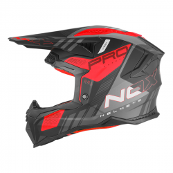 Кацига Nox N634 Storm црна/црвена