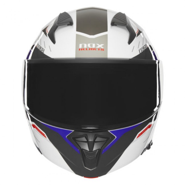 Кацига Nox N968 Ultra Бела / Сина / Црвена