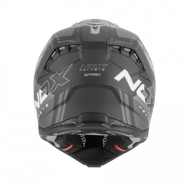 Кацига Nox N634 Storm црна/сива