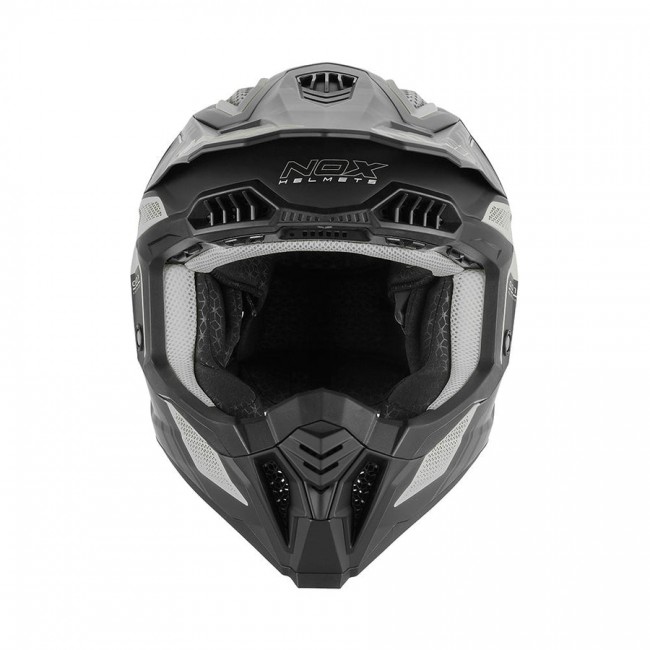 Кацига Nox N634 Storm црна/сива
