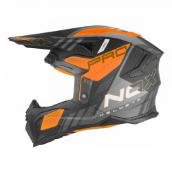 Кацига Nox N634 Storm црна/портокалова