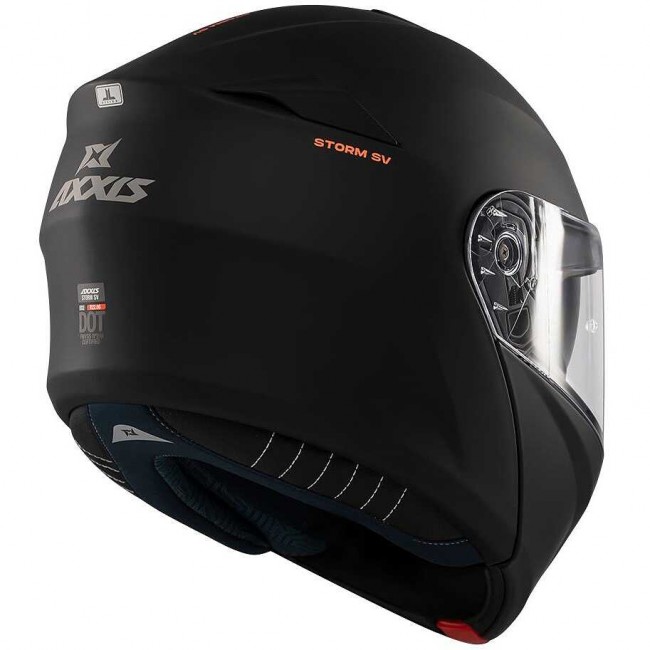 Кацига Axxis Storm Sv Flip-Up црна мат