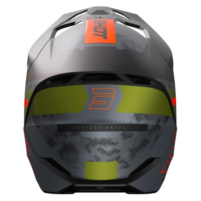 Кацига Shot Furious Patrol Black Kaki Matt