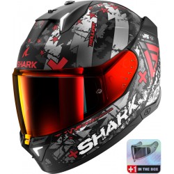Кацига Shark Skwal i3 Hellcat (со гратис темен визир)